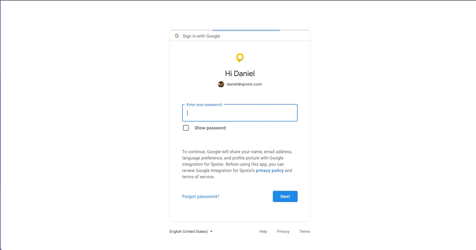 Email Setup Web