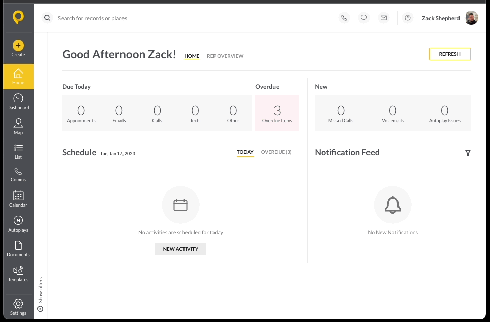 Navigate to Workflow