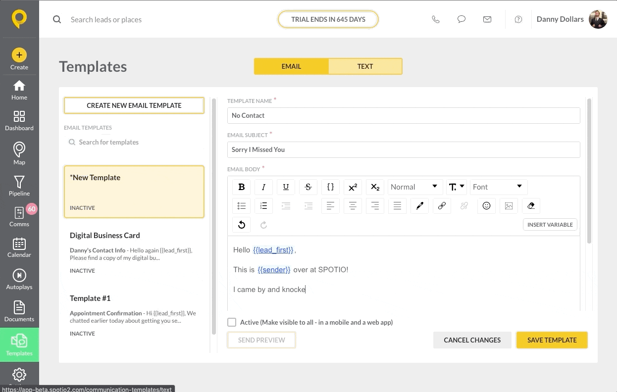 Template Setup (1)